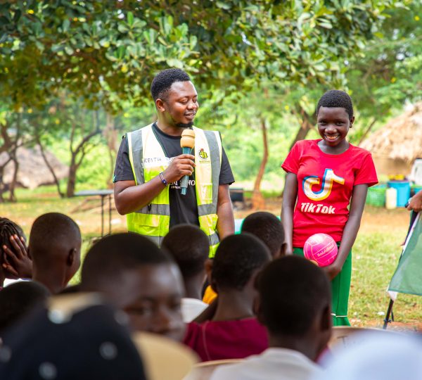 NTC staff facilitating a peer education session