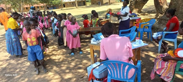 Reaching Young Hearts Through Health: A Day at the HPV Outreaches in Namayingo District.