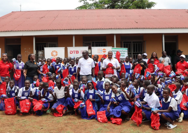 Development Partners Distribute Sanitary Pads to Support Adolescent Girls in Moyo District